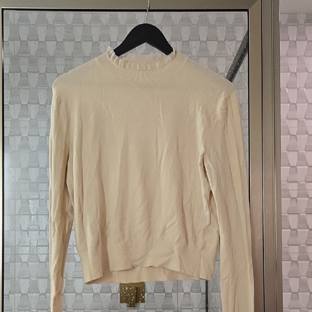 Chic Cream Women's Blouse